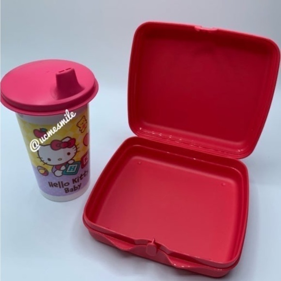 Tupperware Hello Kitty Lunch Set - Picture 2 of 3